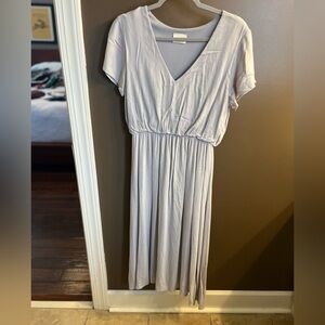 1.4.3. Story by Line Up Gray Dolman Sleeve Midi Sundress Large